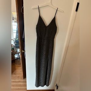 Black fashion nova metallic dress